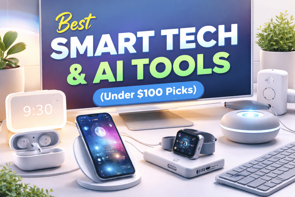 Best Smart Tech & AI Tools Worth Buying in 2026 (Under $100 Picks)