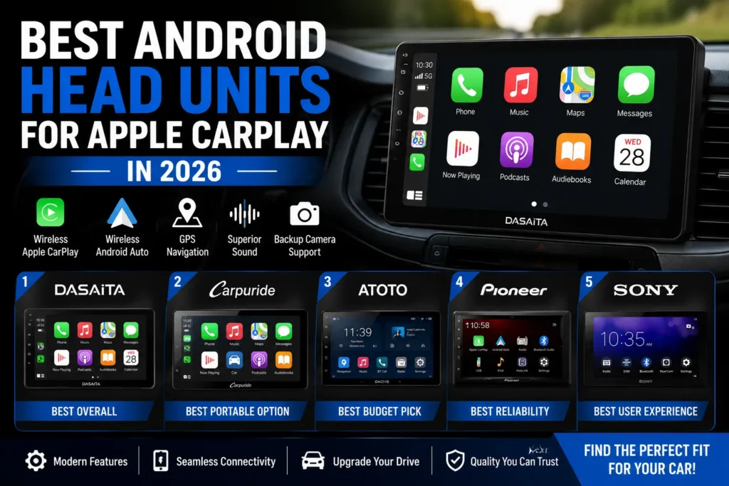 Best Android Head Units for Apple CarPlay in 2026