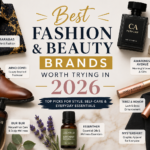 Best fashion and beauty brands worth trying in 2026 including fragrance, fashion, footwear, wellness, and beauty products