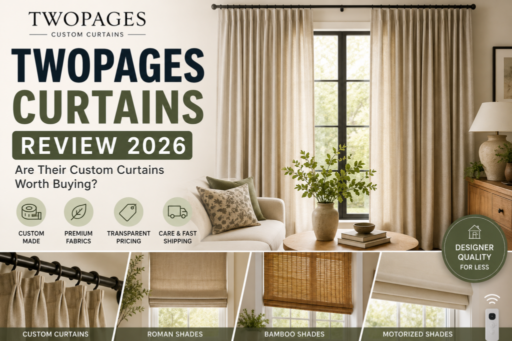 TWOPAGES Curtains Review 2026: Are Their Custom Curtains Worth Buying?