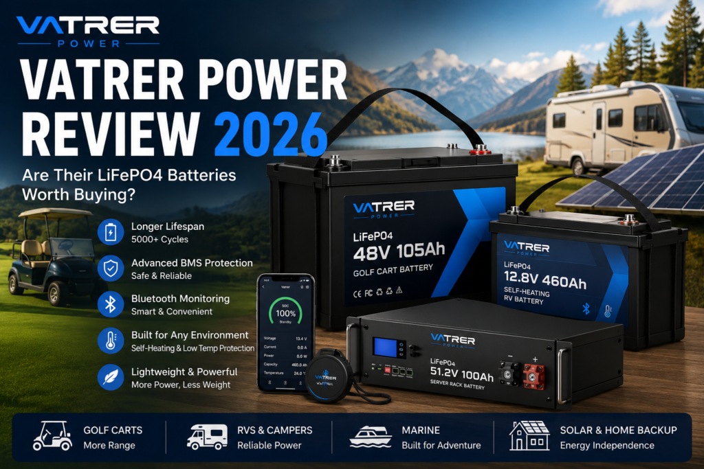 Vatrer Power Review 2026: Are Their LiFePO4 Batteries Worth Buying?